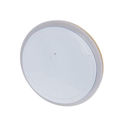 Brilagi - LED prigušiva stropna svetiljka RIVO LED/72W/230V 3000-6000K drveni dekor prečnik 50 cm + daljinski upravljač
