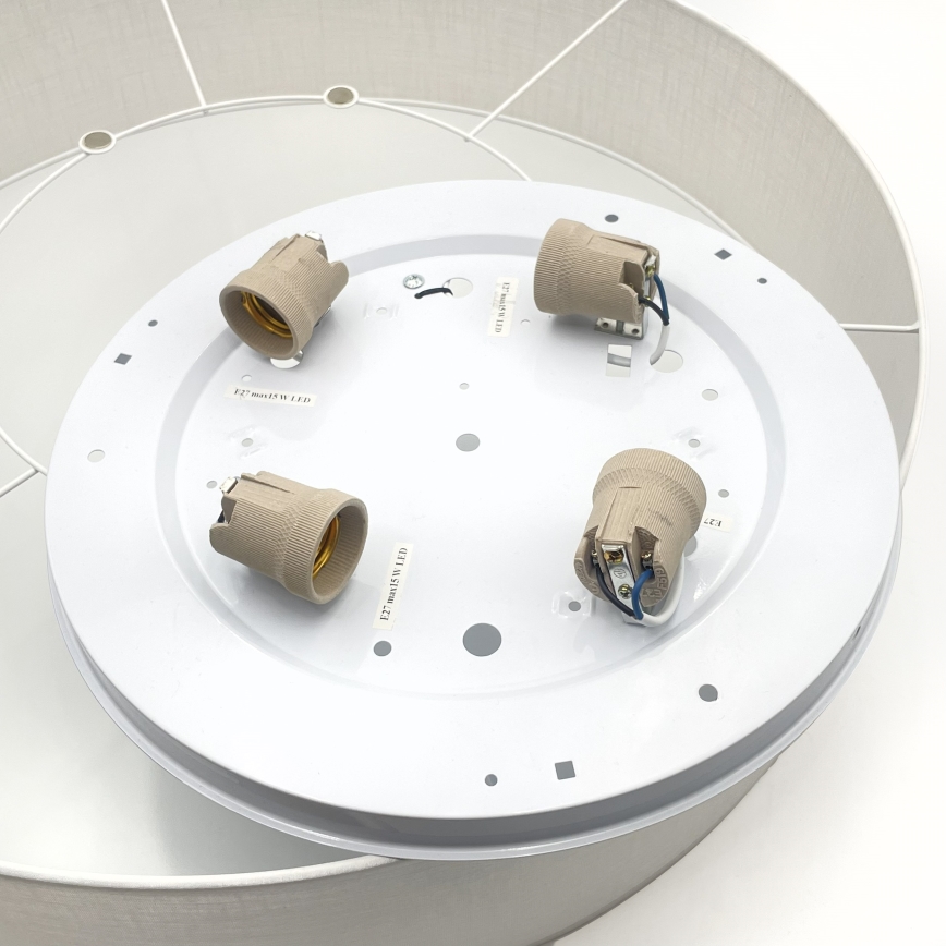 Brilagi - LED plafonsko svetlo SIRIJA 4xE27/60W/230V prečnik 60 cm bela