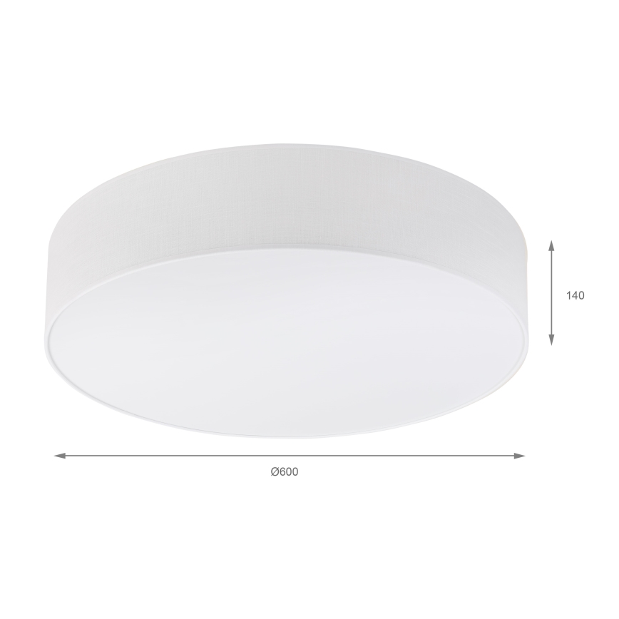Brilagi - LED plafonsko svetlo SIRIJA 4xE27/60W/230V prečnik 60 cm bela