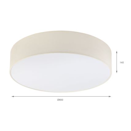 Brilagi - LED plafonsko svetlo SIRIJA 4xE27/60W/230V prečnik 60 cm krem boje