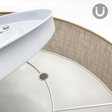 Brilagi - LED plafonsko svetlo SIRIJA 4xE27/60W/230V Ø 60 cm bež