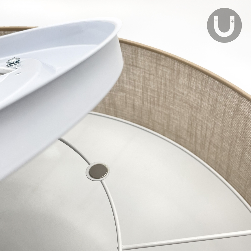 Brilagi - LED plafonsko svetlo SIRIJA 4xE27/60W/230V Ø 60 cm bež