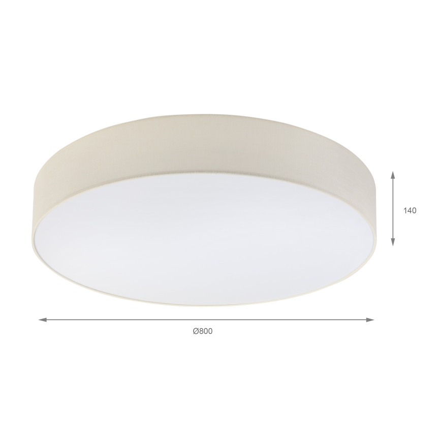 Brilagi - LED plafonsko svetlo SIRIJA 6xE27/60W/230V prečnika 80 cm u krem boji