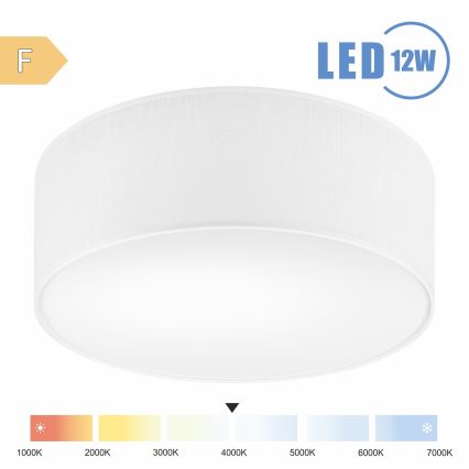Brilagi - LED plafonsko svetlo SIRIJA LED/12W/230V prečnik 35 cm belo