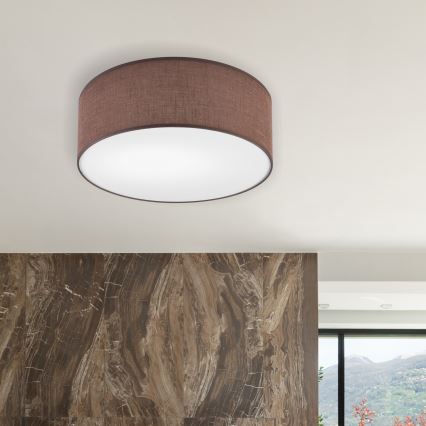 Brilagi - LED plafonsko svetlo SIRIJA LED/12W/230V, prečnik 35 cm, braon