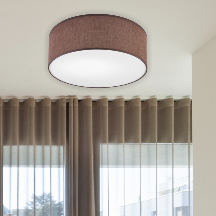 Brilagi - LED plafonsko svetlo SIRIJA LED/12W/230V, prečnik 35 cm, braon