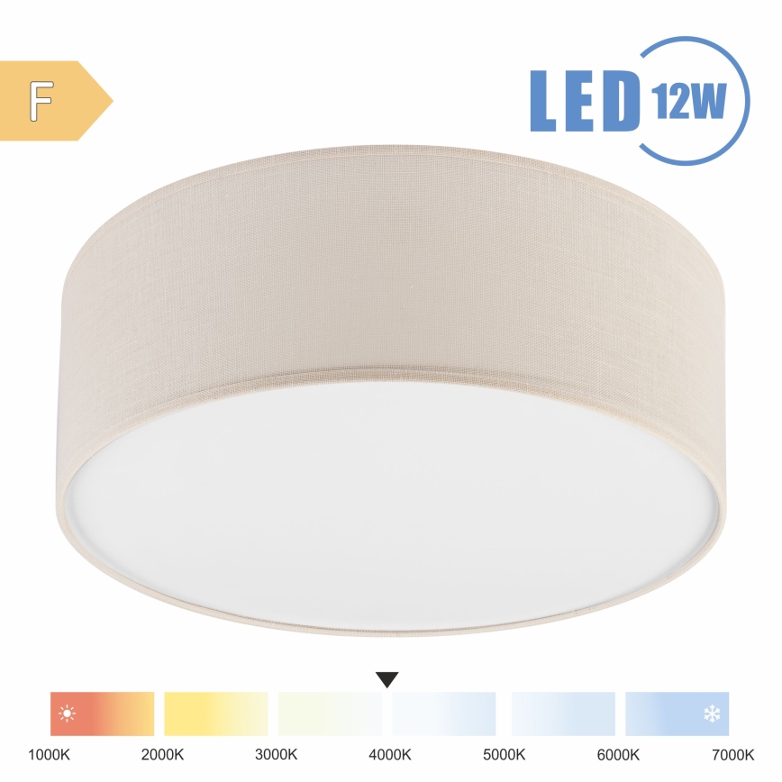 Brilagi - LED plafonsko svetlo SIRIJA LED/12W/230V prečnika 35 cm krem