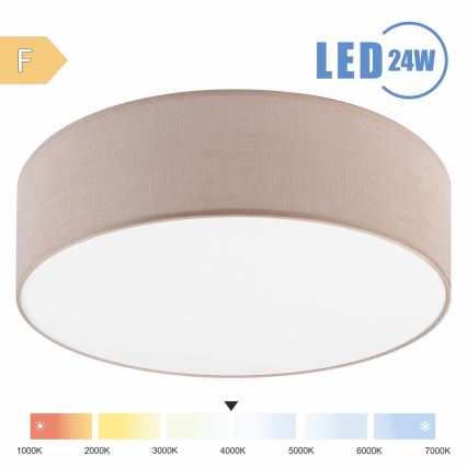 Brilagi - LED plafonsko svetlo SIRIJA LED/24W/230V, prečnik 45 cm, bež