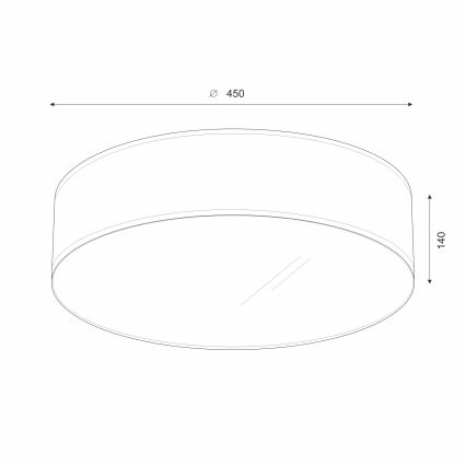 Brilagi - LED plafonsko svetlo SIRIJA LED/24W/230V Ø 45 cm, bela