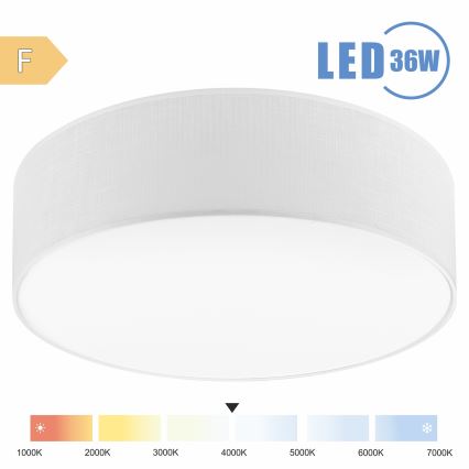 Brilagi - LED plafonsko svetlo SIRIJA LED/36W/230V prečnik 45 cm bela