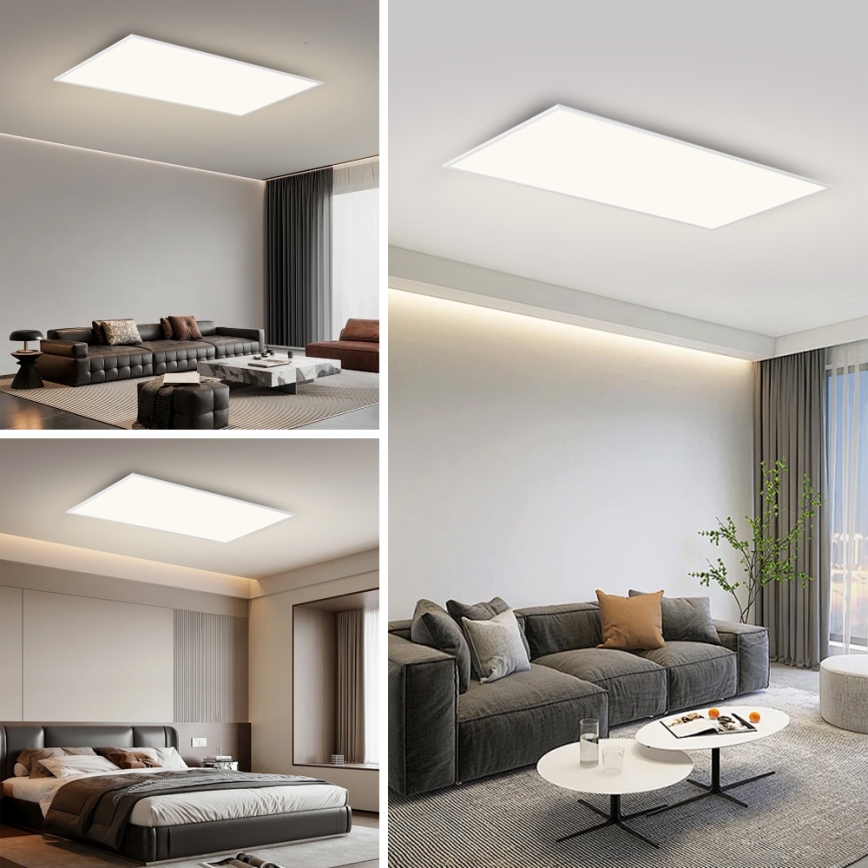 Brilagi - LED stropno svetlo SLIMFRAME LED/80W/230V 120x60 cm 3000/4000/6000K bela