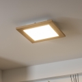 Brilagi - LED plafonsko svetlo SLIMFRAME WOOD LED/25W/230V 34x34 cm braon