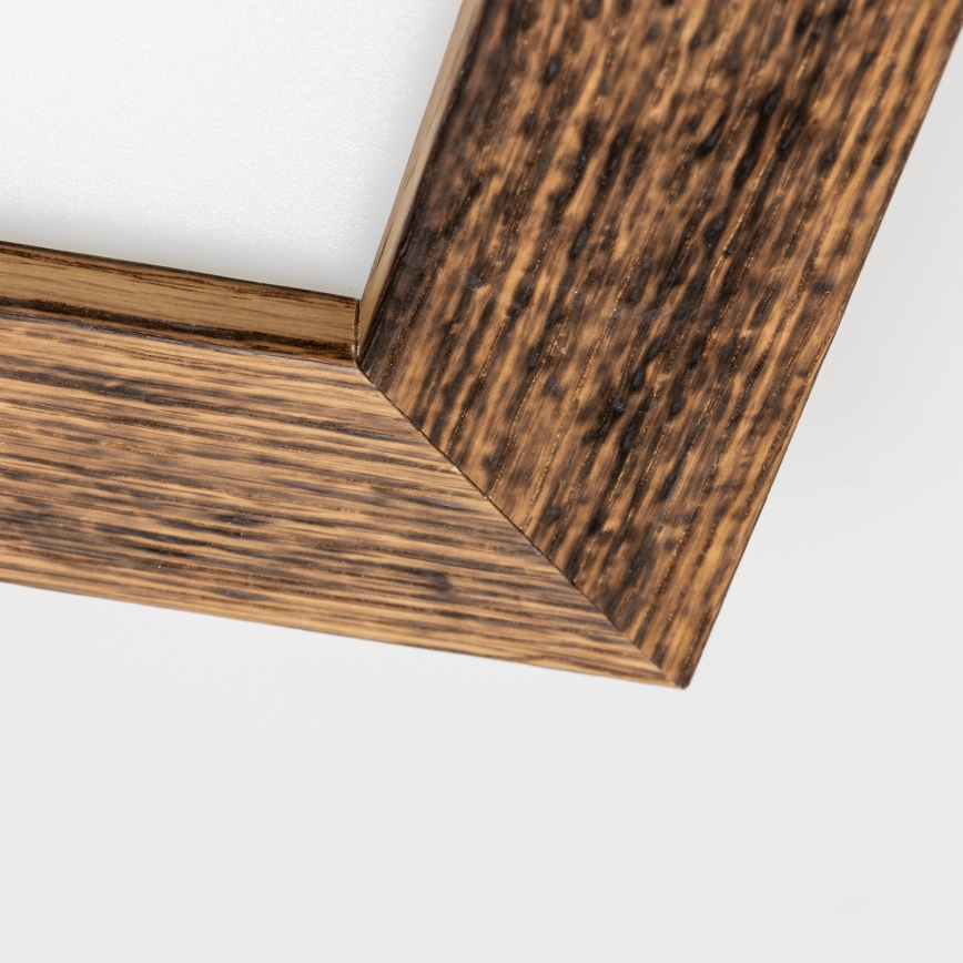 Brilagi - LED plafonsko svetlo SLIMFRAME WOOD LED/25W/230V 34x34 cm braon