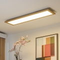 Brilagi - LED plafonsko svetlo SLIMFRAME WOOD LED/58W/230V 124x34 cm braon
