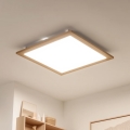 Brilagi - LED plafonsko svetlo SLIMFRAME WOOD LED/58W/230V 64x64 cm braon