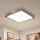 Brilagi - LED plafonsko svetlo SLIMFRAME WOOD LED/58W/230V 64x64 cm braon