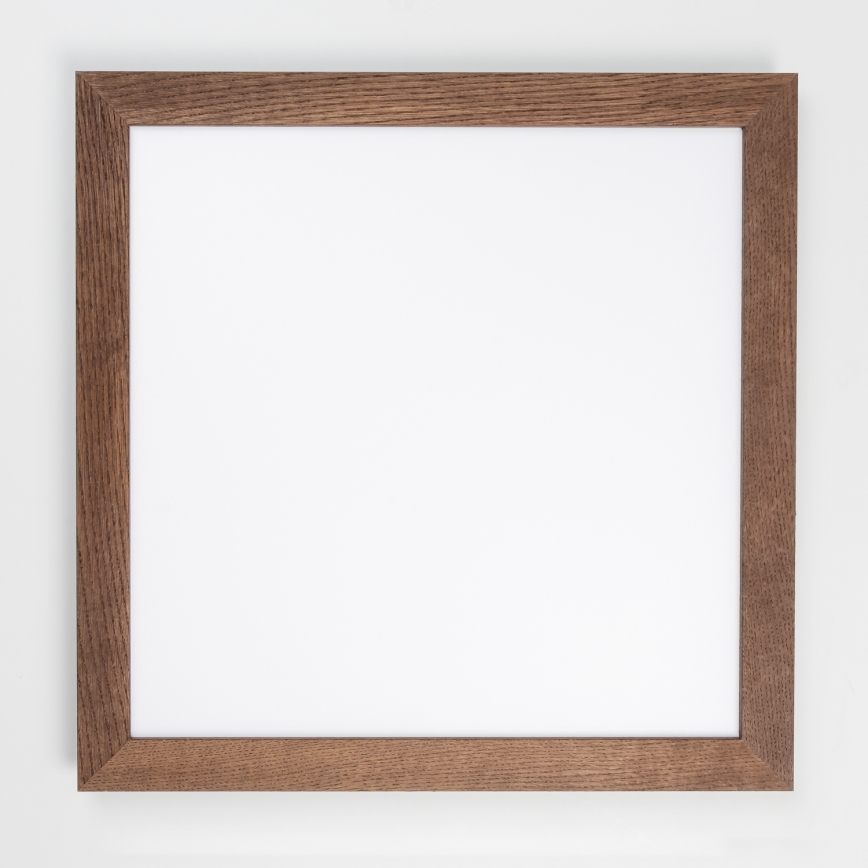 Brilagi - LED plafonsko svetlo SLIMFRAME WOOD LED/58W/230V 64x64 cm tamno braon