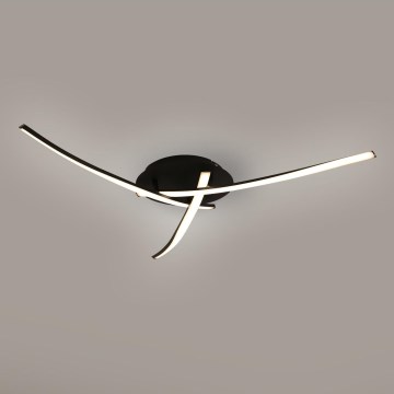 Brilagi - LED plafonsko svetlo STRIPES LED/24W/230V, prečnik 64 cm, crno