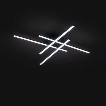 Brilagi - LED plafonjera STRIPES LED/37W/230V 68x68 cm crna