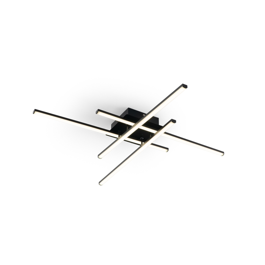 Brilagi - LED plafonjera STRIPES LED/37W/230V 68x68 cm crna