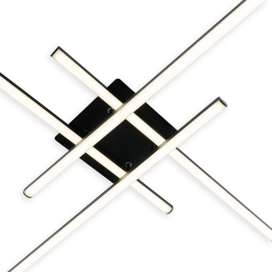 Brilagi - LED plafonjera STRIPES LED/37W/230V 68x68 cm crna