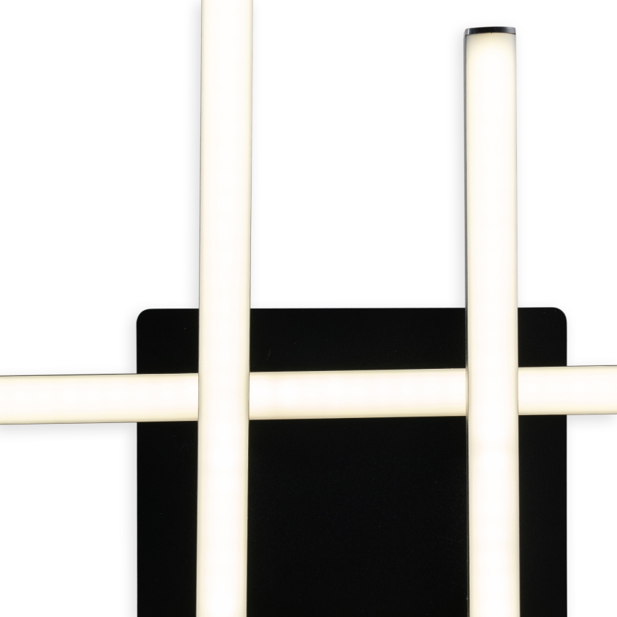 Brilagi - LED plafonjera STRIPES LED/37W/230V 68x68 cm crna