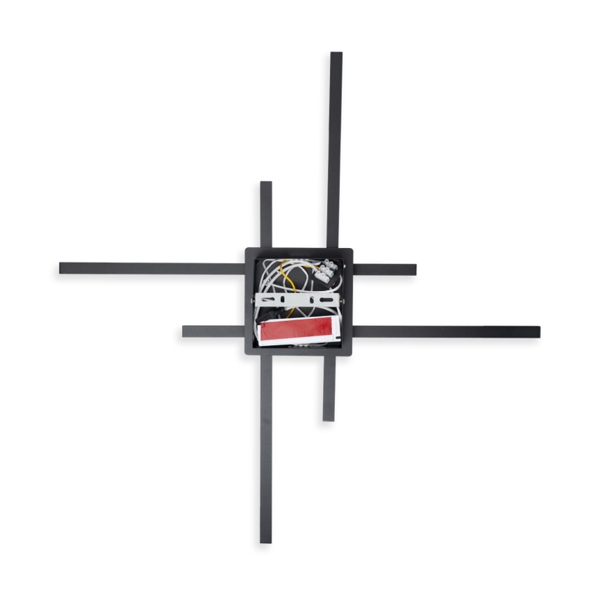 Brilagi - LED plafonjera STRIPES LED/37W/230V 68x68 cm crna