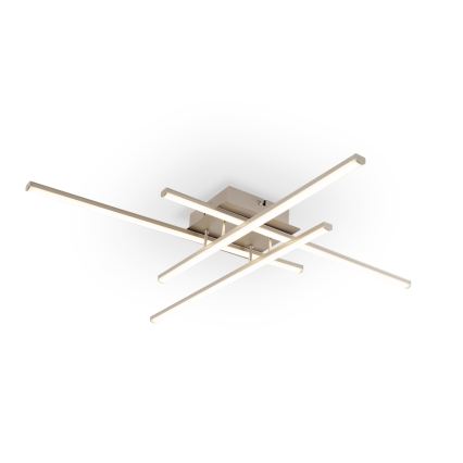 Brilagi - LED plafonska svetiljka STRIPES LED/37W/230V 68x68 cm srebrna