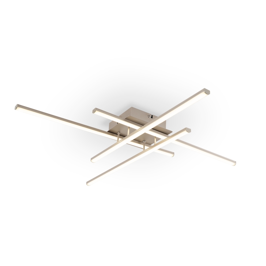 Brilagi - LED plafonska svetiljka STRIPES LED/37W/230V 68x68 cm srebrna