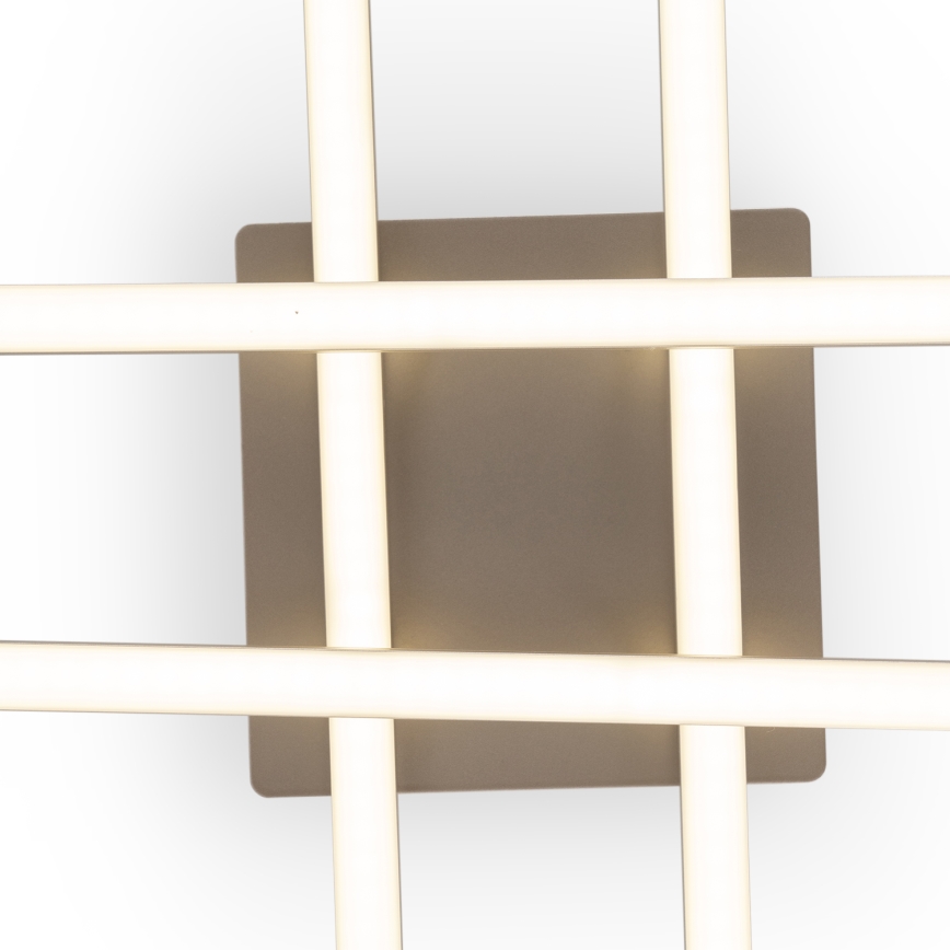 Brilagi - LED plafonska svetiljka STRIPES LED/37W/230V 68x68 cm srebrna