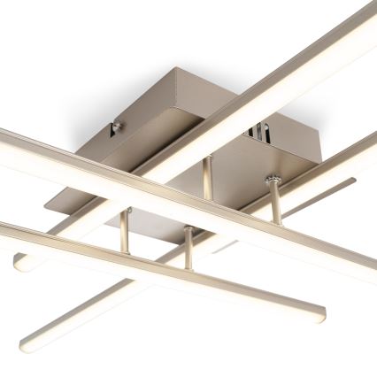 Brilagi - LED plafonska svetiljka STRIPES LED/37W/230V 68x68 cm srebrna