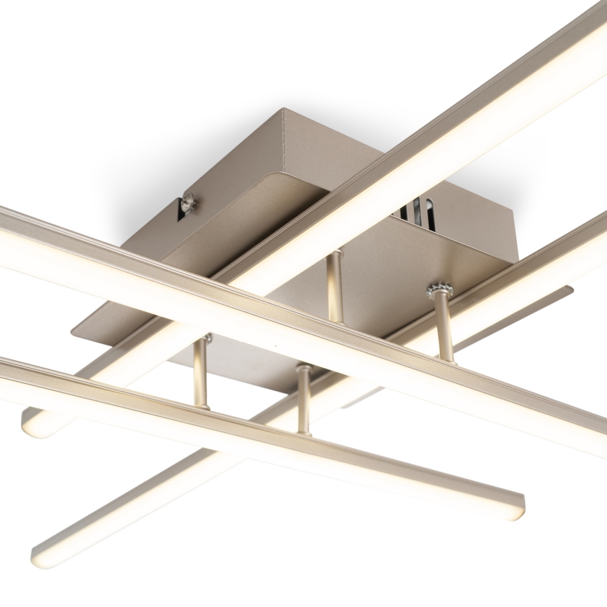 Brilagi - LED plafonska svetiljka STRIPES LED/37W/230V 68x68 cm srebrna