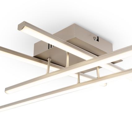 Brilagi - LED plafonska svetiljka STRIPES LED/37W/230V 68x68 cm srebrna