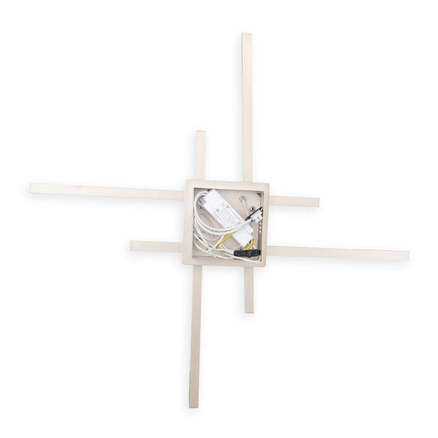 Brilagi - LED plafonska svetiljka STRIPES LED/37W/230V 68x68 cm srebrna