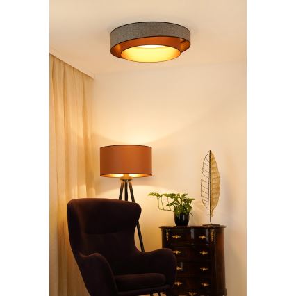 Brilagi - LED plafonsko svetlo VEGAS SHINE LED/24W/230V Ø 60 cm braon
