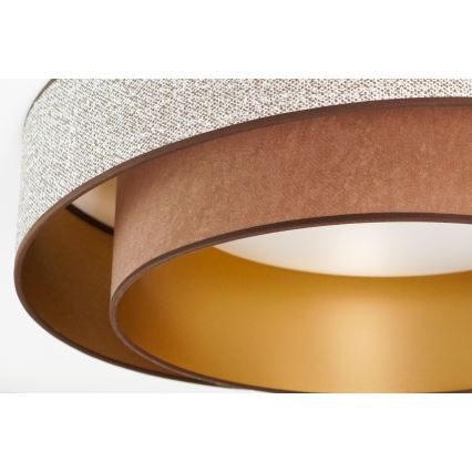 Brilagi - LED plafonsko svetlo VEGAS SHINE LED/24W/230V Ø 60 cm braon