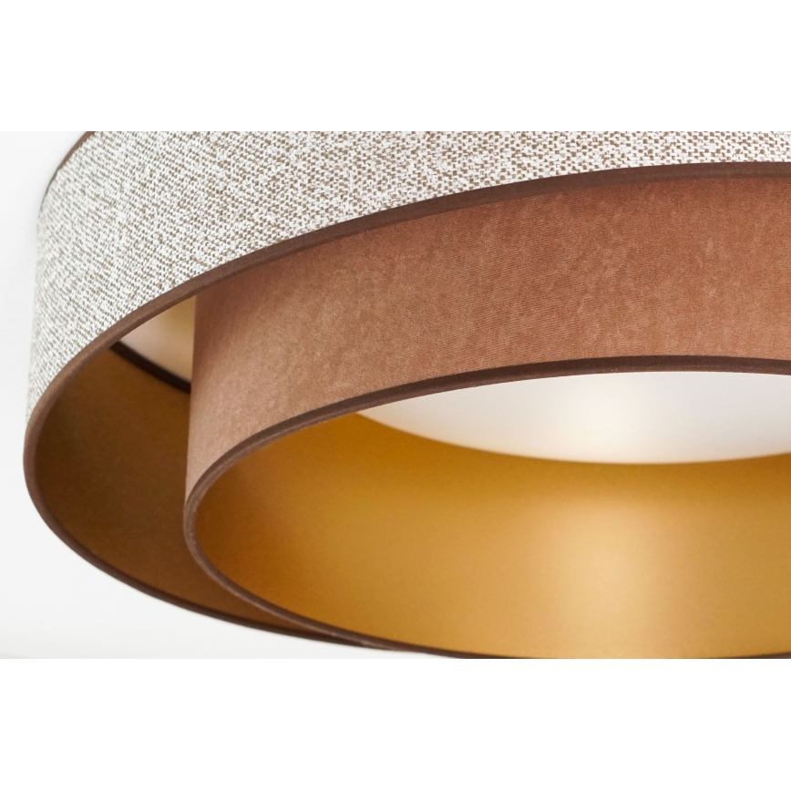Brilagi - LED plafonsko svetlo VEGAS SHINE LED/24W/230V Ø 60 cm braon