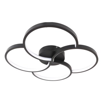 Brilagi - LED plafonsko svetlo VELO LED/42W/230V 4000K prečnik 52 cm crna
