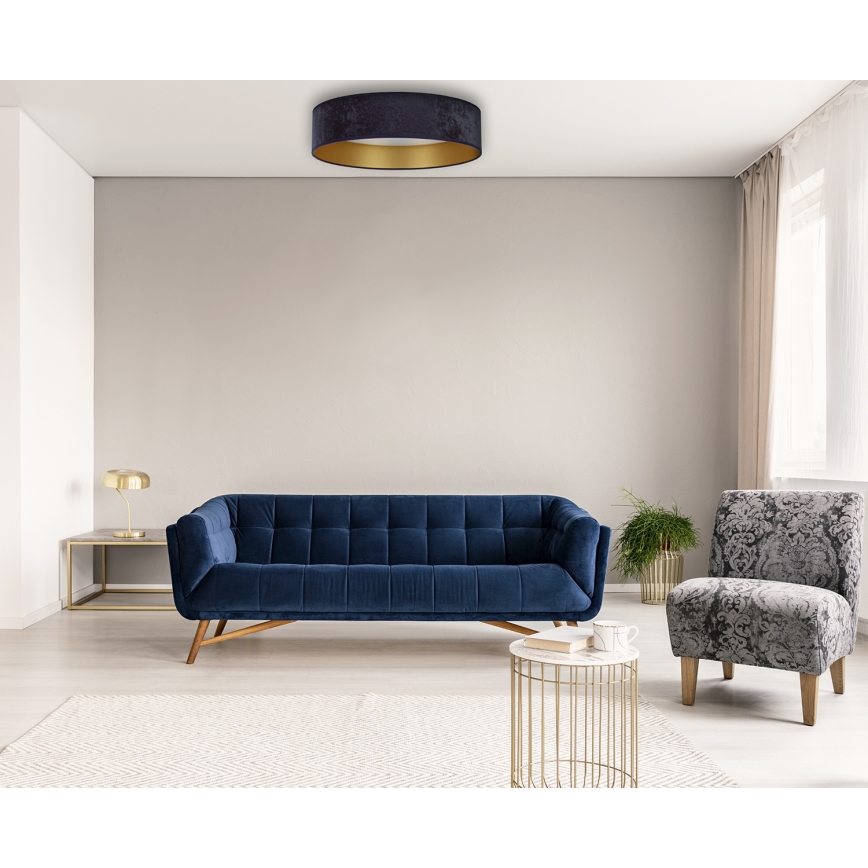 Brilagi - LED plafonsko svetlo VELVET LED/12W/230V prečnik 30 cm 3000K/4000K/6400K plava/zlatna