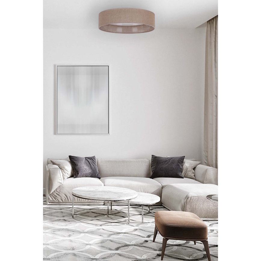 Brilagi - LED plafonsko svetlo VELVET LED/24W/230V, prečnik 40 cm, 3000/4000/6400K, braon