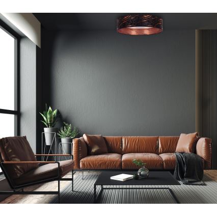 Brilagi - VELVET LED stropno svetlo 24W/230V, prečnik 40 cm, 3000/4000/6400K, crno/bakarno