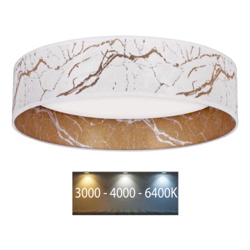 Brilagi - LED plafonsko svetlo VELVET LED/24W/230V preč. 40 cm 3000/4000/6400K bela/zlatna