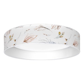Brilagi - LED plafonsko svetlo VELVET SIMPLE LED/24W/230V 3000K prečnik 45 cm belo/s cvetnim motivom