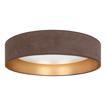 Brilagi - LED plafonsko svetlo VELVET SIMPLE LED/24W/230V 4000K prečnik 45 cm braon/zlatna