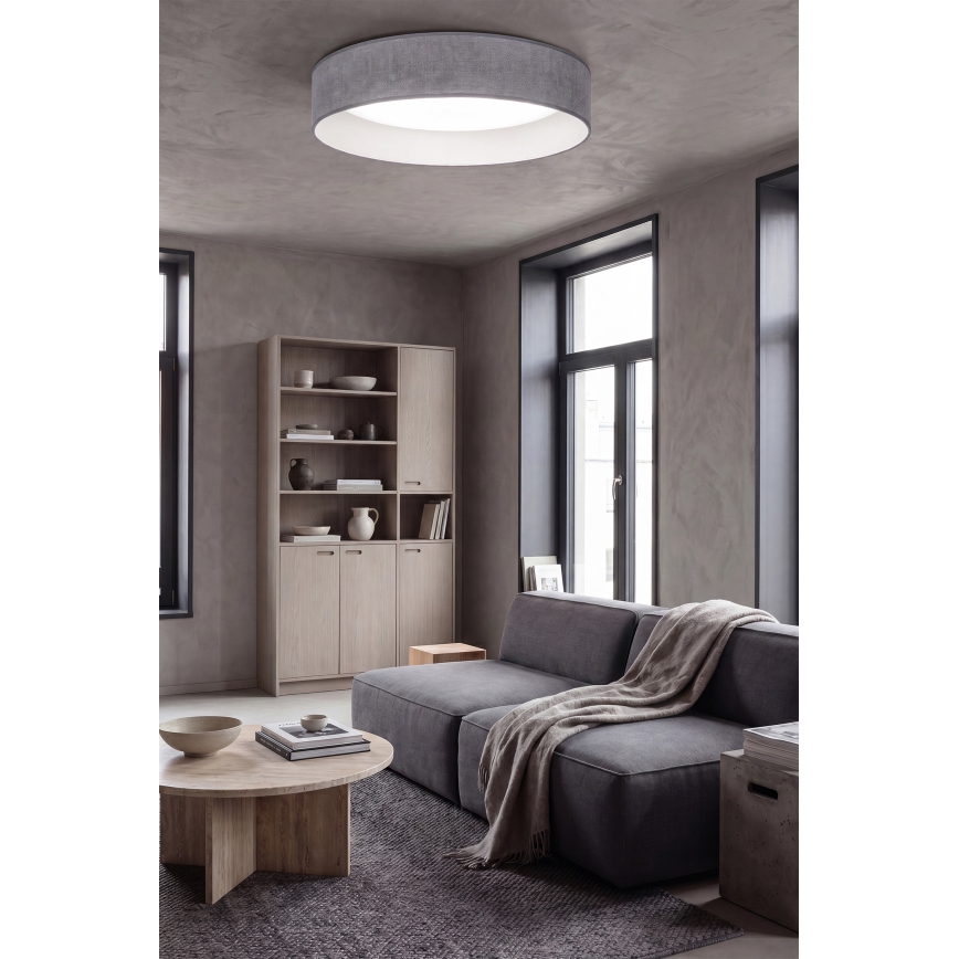 Brilagi - LED plafonsko svetlo VELVET SIMPLE LED/24W/230V 4000K prečnik 45 cm siva