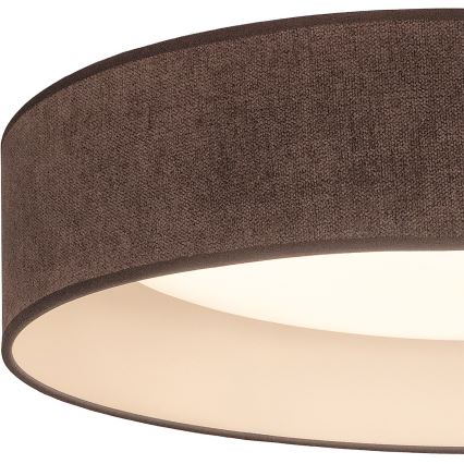 BRILAGI - LED plafonsko svetlo VELVET SIMPLE LED/36W/230V 3000K prečnik 55 cm braon