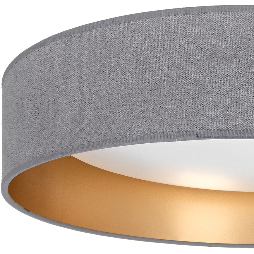 BRILAGI - LED plafonska svetiljka VELVET SIMPLE, LED/36W/230V, 3000K, prečnik 55 cm, siva/zlatna
