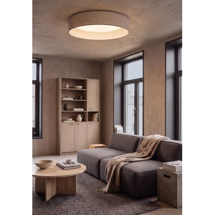 BRILAGI - LED plafonsko svetlo VELVET SIMPLE LED/36W/230V 3000K Ø 55 cm sivo