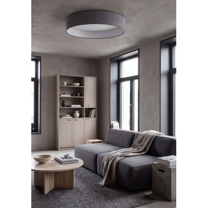 BRILAGI - LED plafonsko svetlo VELVET SIMPLE LED/36W/230V 3000K Ø 55 cm sivo