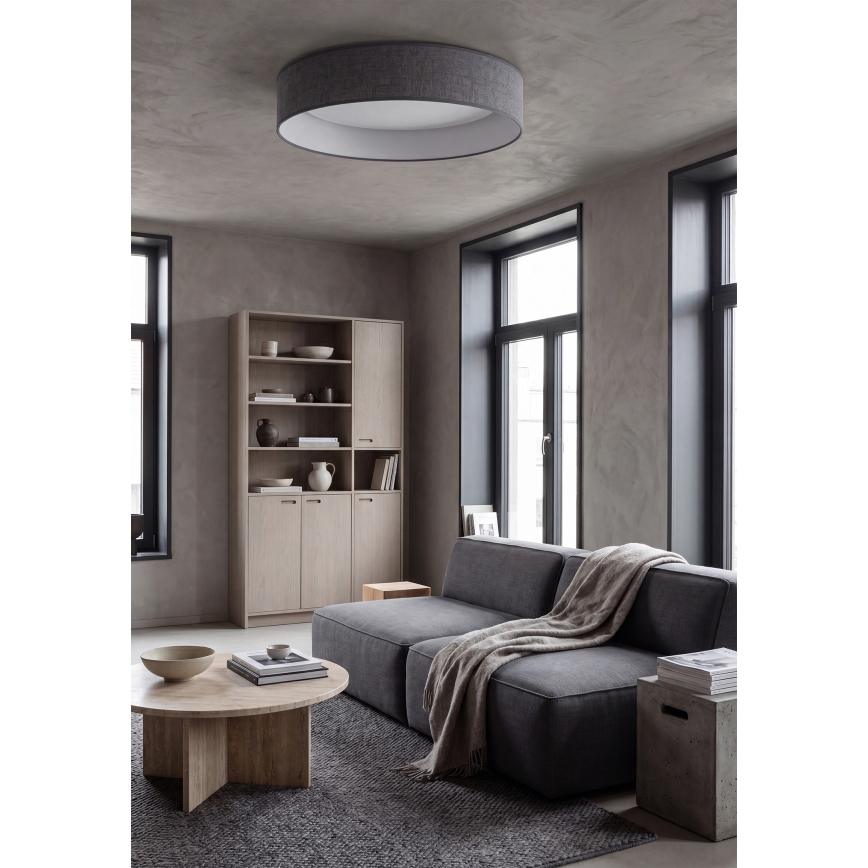 BRILAGI - LED plafonsko svetlo VELVET SIMPLE LED/36W/230V 3000K Ø 55 cm sivo